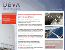 Tablet Screenshot of devaheatingchester.co.uk